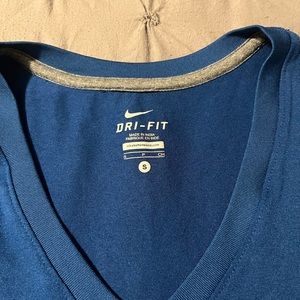 NIKE DRI-FIT Short Sleeve Blue T-shirt Size Small